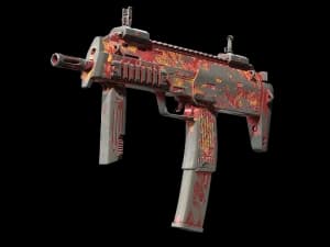 MP7 | Coral Paisley (Battle-Scarred)