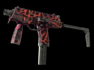 MP9 | Ruby Poison Dart (Well-Worn)